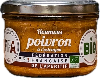 Houmous poivron à l’estragon BIO